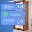 Ver imagem 5 de Guarda-Roupas 2 Portas 3 Gavetas com Pés com Espelho Blumenau Marrom/Cinamomo