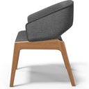 Ver imagem 7 de Kit 04 Cadeiras de Jantar e Estar Living Estofada Lince L02 Linho Cinza Escuro - Lyam Decor
