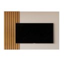 Ver imagem 6 de Rack com Painel Ripado para TV 70 Polegadas 136cmx195cm Pés Madeira MDF Off White/Nature Buriti
