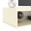 Ver imagem 5 de Rack Suspenso Sala Tv até 70 Polegadas Home Decoração Sala Quarto 2 Nichos Slim