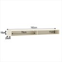 Ver imagem 2 de Rack Suspenso Sala Tv até 70 Polegadas Home Decoração Sala Quarto 2 Nichos Slim