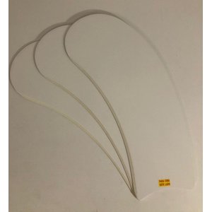Jogo C/ 3 Pás Art Brancas Para Ventiladores de teto Univesal Mademil