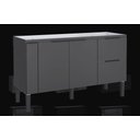 Ver imagem 2 de Gabinete de Cozinha Mdp 1,44 M – Elegância Moderna e Versatilidade:preto Fosco