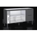 Ver imagem 3 de Gabinete de Cozinha Mdp 1,44 M – Elegância Moderna e Versatilidade:preto Fosco