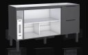 Ver imagem 3 de Gabinete de Cozinha Mdp 1,44 M – Elegância Moderna e Versatilidade:preto Fosco