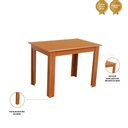 Ver imagem 2 de Mesa Retangular Pérola 108 Cm Mdf