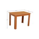 Ver imagem 3 de Mesa Retangular Pérola 108 Cm Mdf