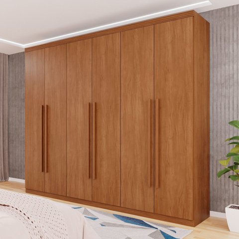 Guarda-Roupa Casal 6 Portas 6 Gavetas Florianópolis