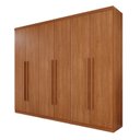 Ver imagem 4 de Guarda-Roupa Casal 6 Portas 6 Gavetas Florianópolis Marrom/Cinamomo
