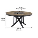 Ver imagem 5 de Kit 6 Cadeira Bali Alumínio em Tricô Náutico e Mesa Trama Original