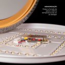 Ver imagem 5 de Plafon Led Cristal Kenle Redondo 36w Luz Ajustável Dourado