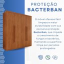 Ver imagem 7 de Guarda-Roupa 4 Portas 3 Gavetas Fenix Espresso Móveis Marrom/Cinamomo