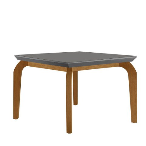 Mesa para Sala de Jantar Liz 120cm em Mdf e Vidro