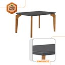 Ver imagem 3 de Mesa para Sala de Jantar Liz 120cm em Mdf e Vidro