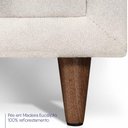 Ver imagem 7 de Sofá Living Privilege 2,15m Bouclê Off White Pés de Madeira - King House