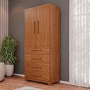 Ver imagem 1 de Guarda-roupa 2 Portas 4 Gavetas Ilhéus Espresso Móveis