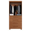 Ver imagem 4 de Guarda-roupa 2 Portas 4 Gavetas Ilhéus Espresso Móveis