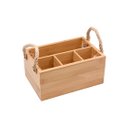 Ver imagem 1 de Porta Talheres de Bambu com Alça Natural - Oikos