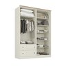 Guarda-Roupa Casal 4 Portas 2 Gavetas Ananda CabeCasa MadeiraMadeira - 11