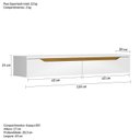 Ver imagem 3 de Rack Suspenso para TV até 50 Polegadas 135cm