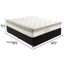Ver imagem 5 de Cama Box com Baú Preto e Colchão Casal King Best Anjos