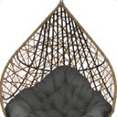 Ver mais imagens de Balanço Suspenso Ninho Gota com Mola e Mosquetão Almofada Impermeável Gourmet Área Externa:a3