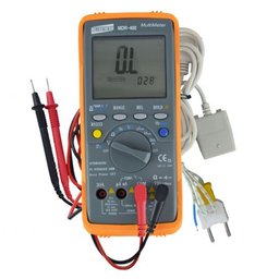 Multímetro Digital Cat Iii 1000v Indicação Visual True Rms Rs-232 Usb Portátil Mdr-400 - 1