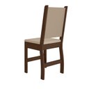 Ver imagem 4 de Kit 4 Cadeiras de Jantar MDF Clara Marrom/Amêndoa/Savana