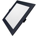 Ver imagem 1 de Painel Led Super Eco de Embutir Quadrado 24 Watts 2700k Bivolt Preto 02892b Ourolux