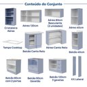 Ver imagem 6 de Cozinha Modulada 12 Pçs com Tampo e Cristaleira e Kit Lat Marselha Cabecasa Madeiraoriginals