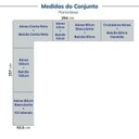 Ver imagem 5 de Cozinha Completa Planejada 100% MDF 12 Peças com Tampo CabeCasa MadeiraOriginals Azul Marselha