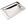 Bandeja Mundial Aço Inox Retangular S/ Alça 40 Cm - 2