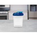 Ver imagem 3 de Tupper Slim 350ml Translúcido com Tampa Azul Tupperware