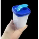 Ver imagem 2 de Tupper Slim 350ml Translúcido com Tampa Azul Tupperware