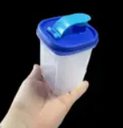 Ver imagem 2 de Tupper Slim 350ml Translúcido com Tampa Azul Tupperware