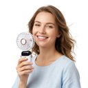 Ver imagem 7 de Mini Ventilador Portátil de Mão e Mesa 5 Velocidades Cordão