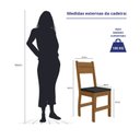 Ver imagem 3 de Kit 6 Cadeiras de Jantar MDF Milano