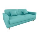 Ver imagem 3 de Sofá Cama Premium 3 Lugares 1,90 Larg Emilia Matrix