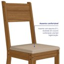 Ver imagem 7 de Kit 6 Cadeiras de Jantar MDF Milano