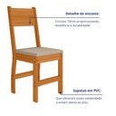Ver imagem 6 de Kit 6 Cadeiras de Jantar MDF Milano