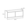 Sapateira Dália 2 Portas Basculantes 130cm - 5