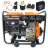 Gerador Vulcan À Diesel Partida Elétrica 6,0kva 418cc 47a 4t - 1