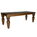 Ver imagem 1 de Mesa de Jantar Colonial Torneada Roma 240x100 - Imbuia Glazer