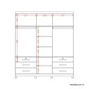 Ver imagem 7 de Guarda-roupa Casal com Espelho 11 Portas 6 Gavetas Triton Plus