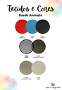Ver imagem 3 de Cabeceira Estofada Casal 9 Blocos Não É Segredo Suede Animale Cinza 140x90