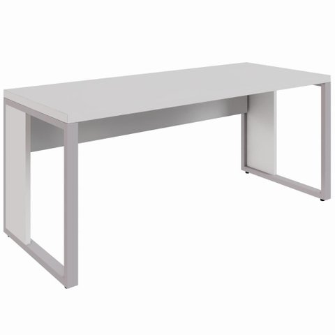 Mesa Retangular Pé Quadro 170x70cm Linha Start Cinza para Es