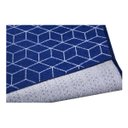 Ver imagem 3 de Tapete Sala Quarto 1,40 x 2,00 Cubo Azul Pratik Antider.