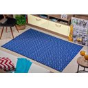 Ver imagem 1 de Tapete Sala Quarto 1,40 x 2,00 Cubo Azul Pratik Antider.