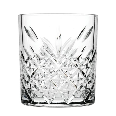 Jogo de 4 copos para whisky Timeless em vidro 345ml A9,3cm