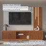 Estante Ripado Home para Tv de Ate 75 Polegadas com Led Cascata 100% Mdf 2 Portas 220cm Valencia New - 6